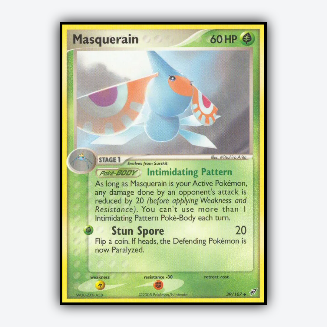 Masquerain 039/107 - Deoxys Set - Card Rug