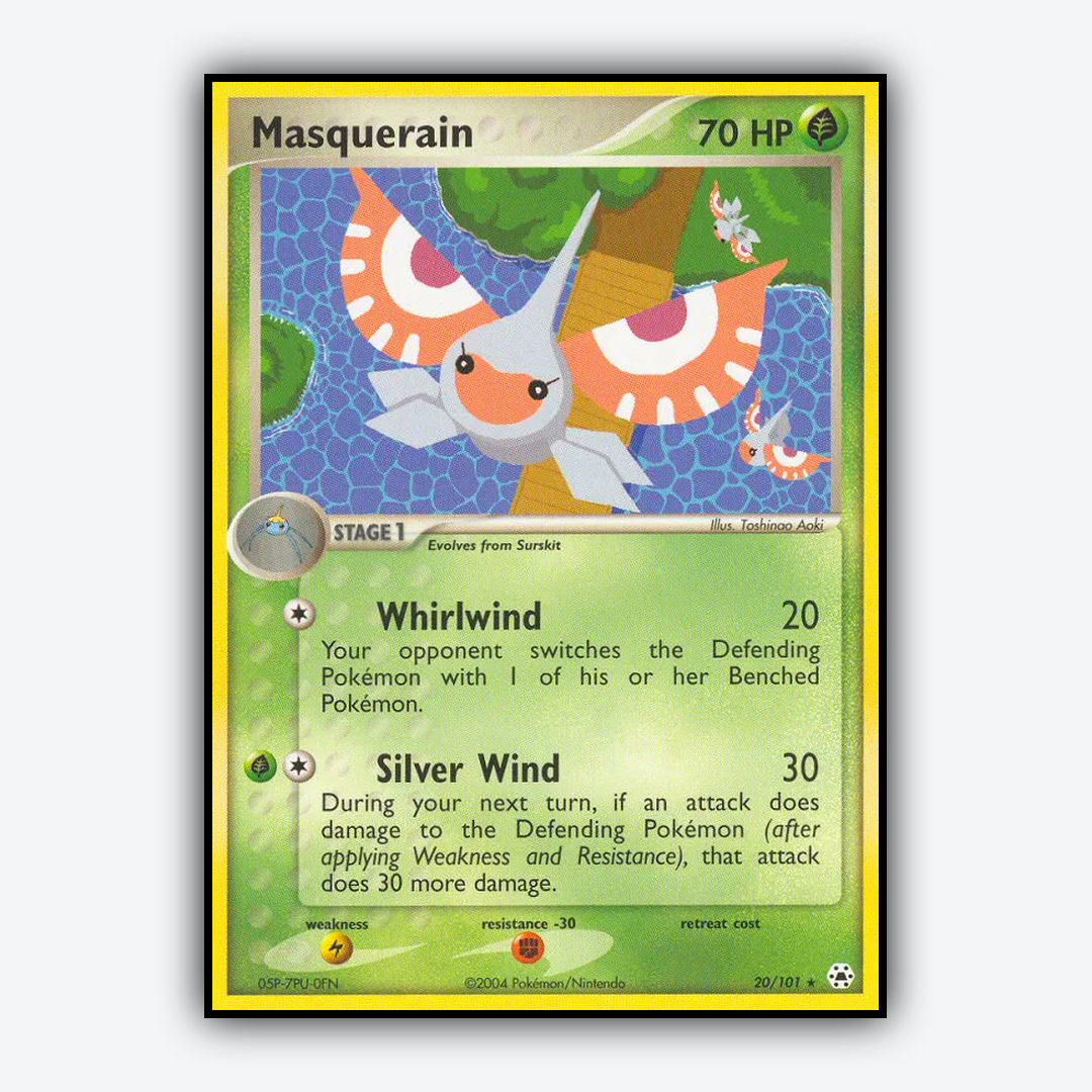 Masquerain 020/101 - Hidden Legends Set - Card Rug