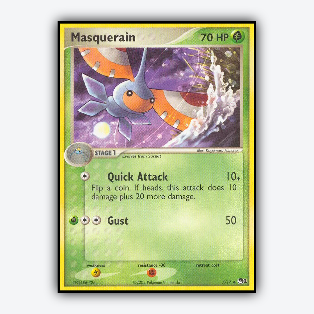 Masquerain 007/17 - POP Series 1 Set - Card Rug