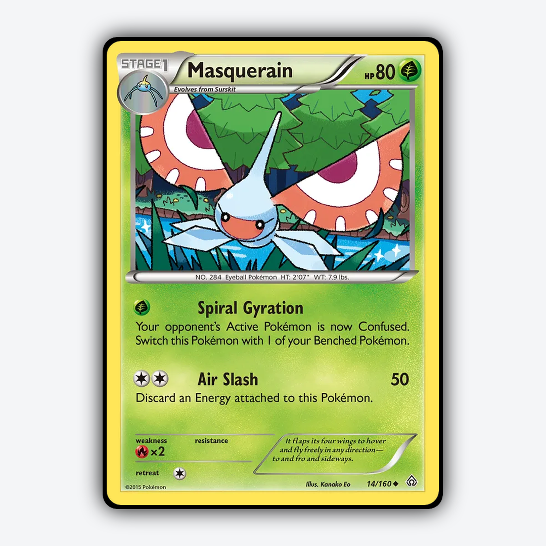 Masquerain 014/160 - Primal Clash Set - Card Rug