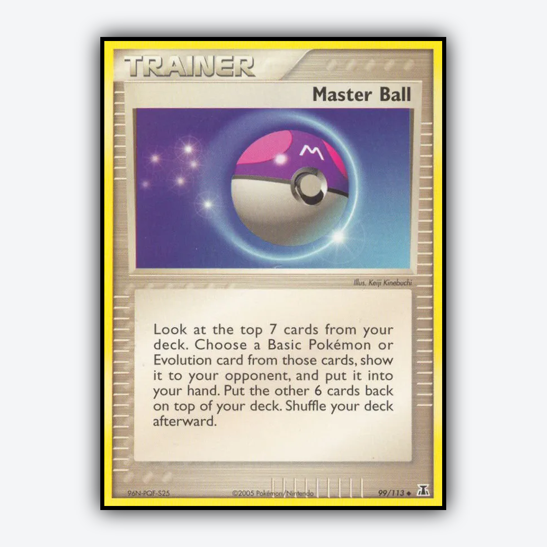 Master Ball 099/113 - Delta Species Set - Card Rug