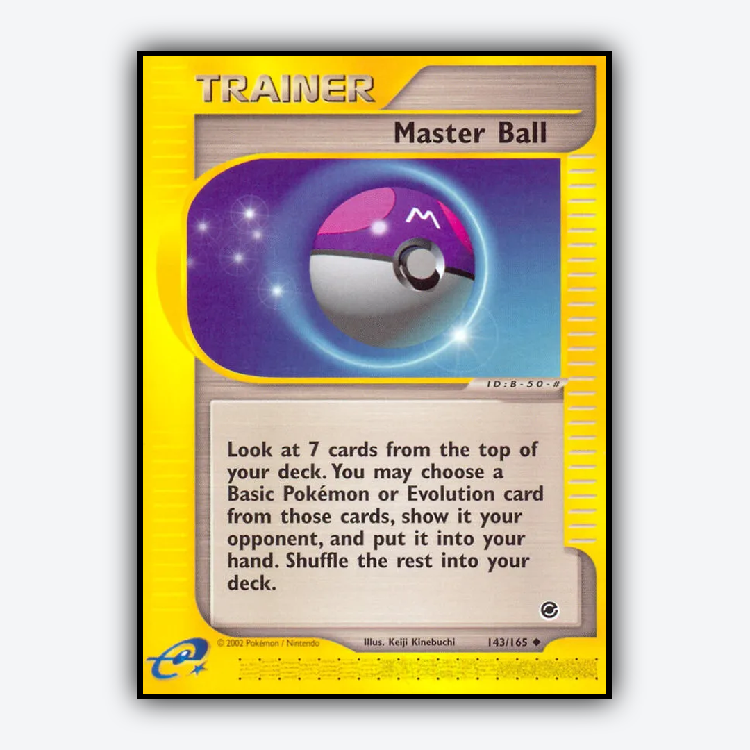 Master Ball 143/165 - Expedition Base Set - Card Rug