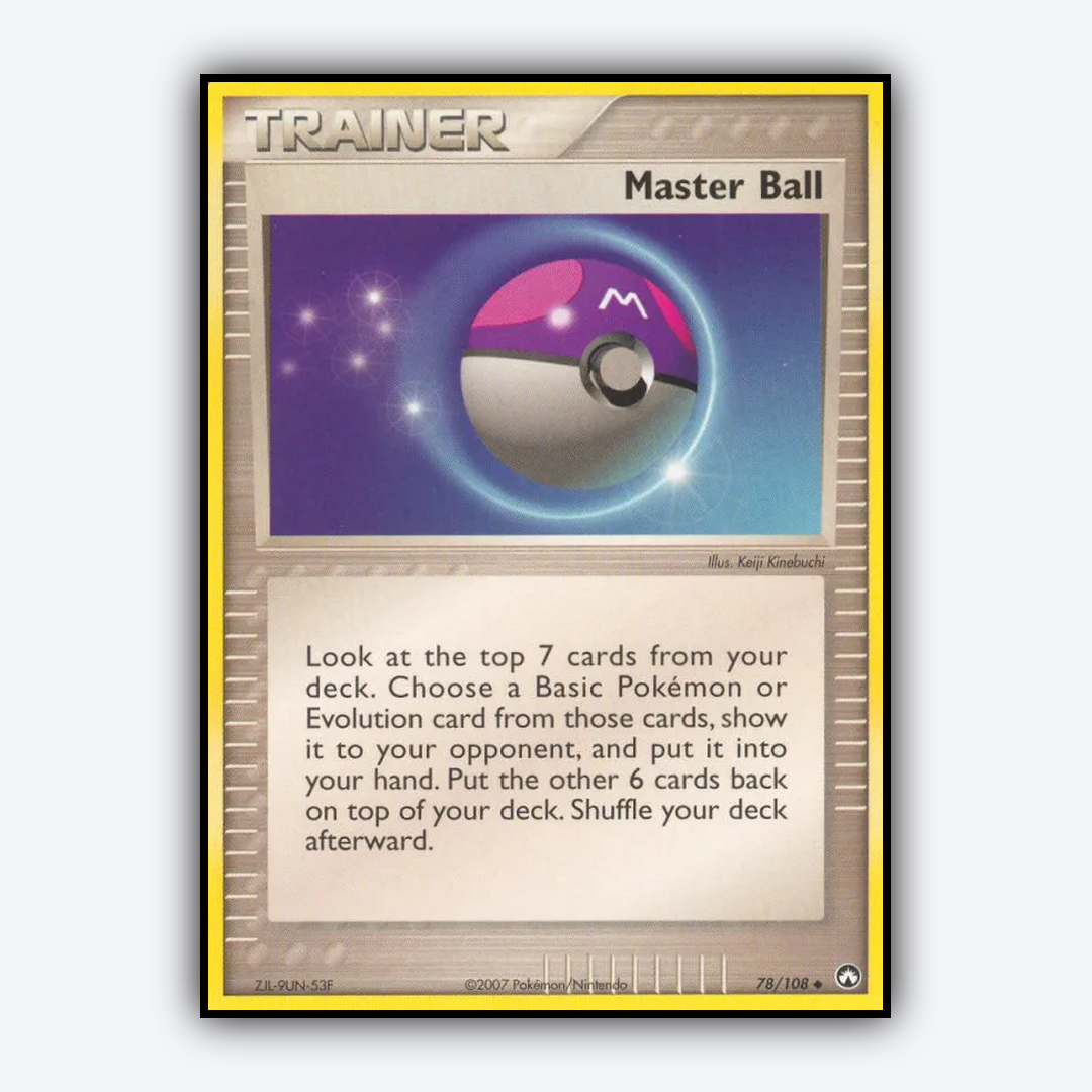 Master Ball 078/108 - Power Keepers Set - Card Rug