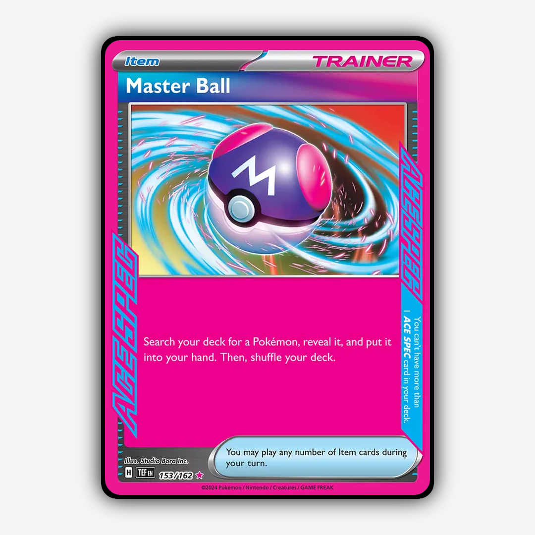 Master Ball 153/162 - Temporal Forces Set - Card Rug