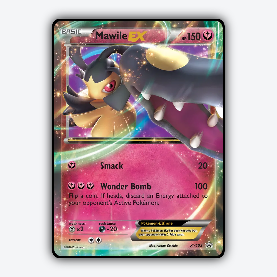 Mawile-EX #103 - XY Black Star Promos Set - Card Rug