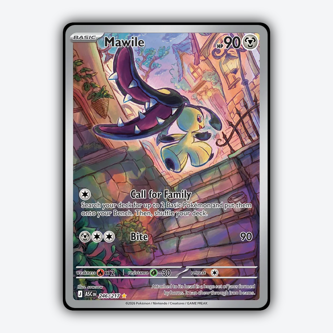Mawile 246/217 - Ascended Heroes Set - Card Rug