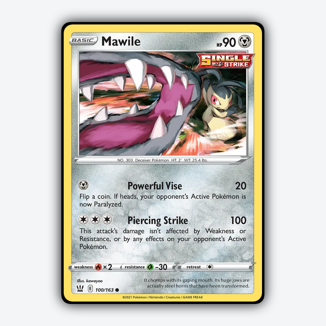 Mawile 100/163 - Battle Styles Set - Card Rug