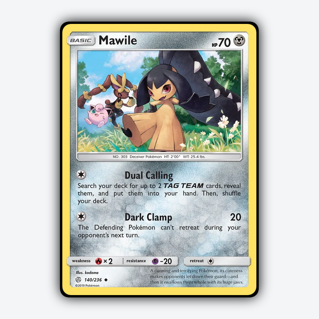 Mawile 140/236 - Cosmic Eclipse Set - Card Rug