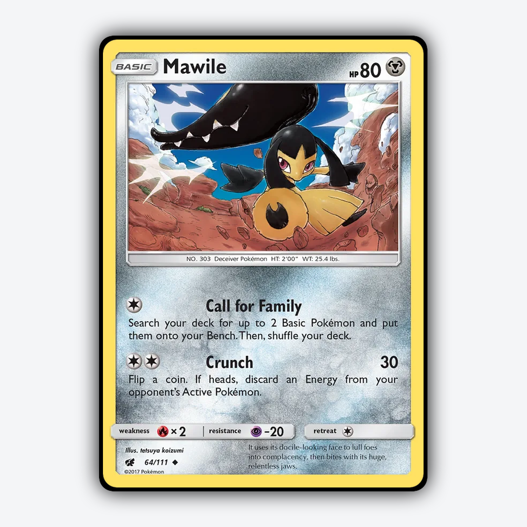 Mawile 064/111 - Crimson Invasion Set - Card Rug