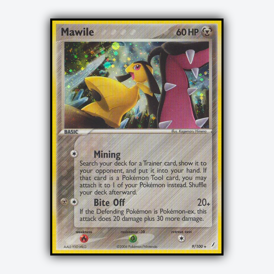 Mawile 009/100 - Crystal Guardians Set - Card Rug