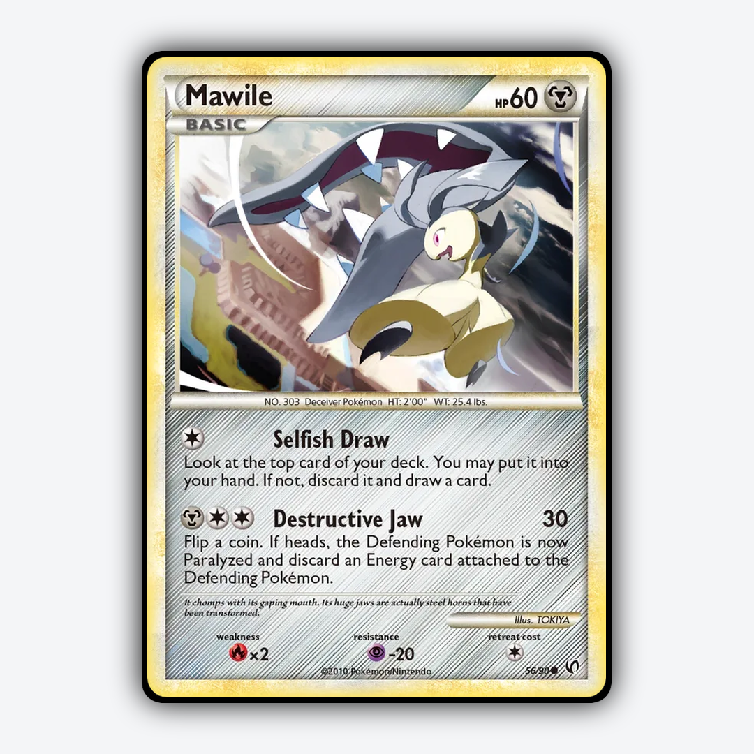 Mawile 056/90 - HS—Undaunted Set - Card Rug