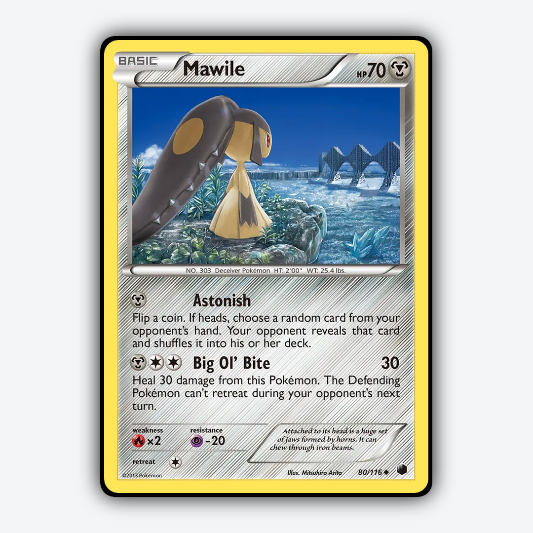 Mawile 080/116 - Plasma Freeze Set - Card Rug