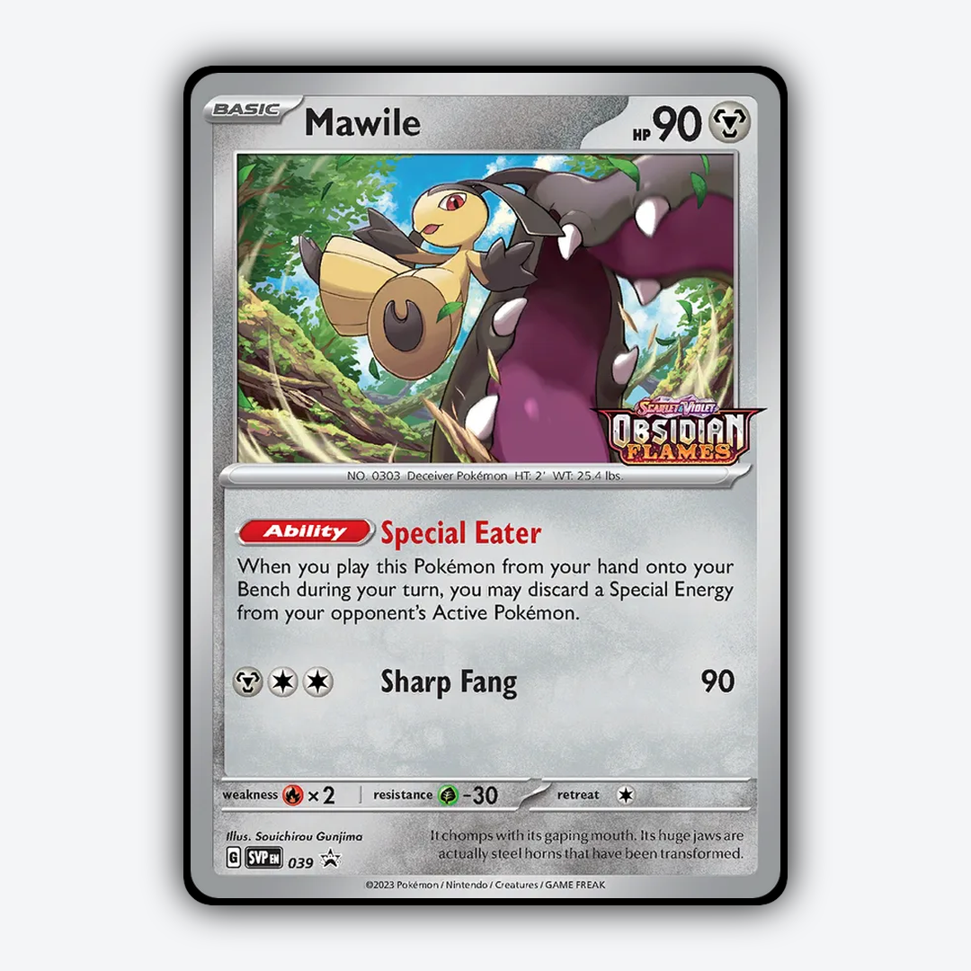 Mawile #39 - Scarlet & Violet Black Star Promos Set - Card Rug