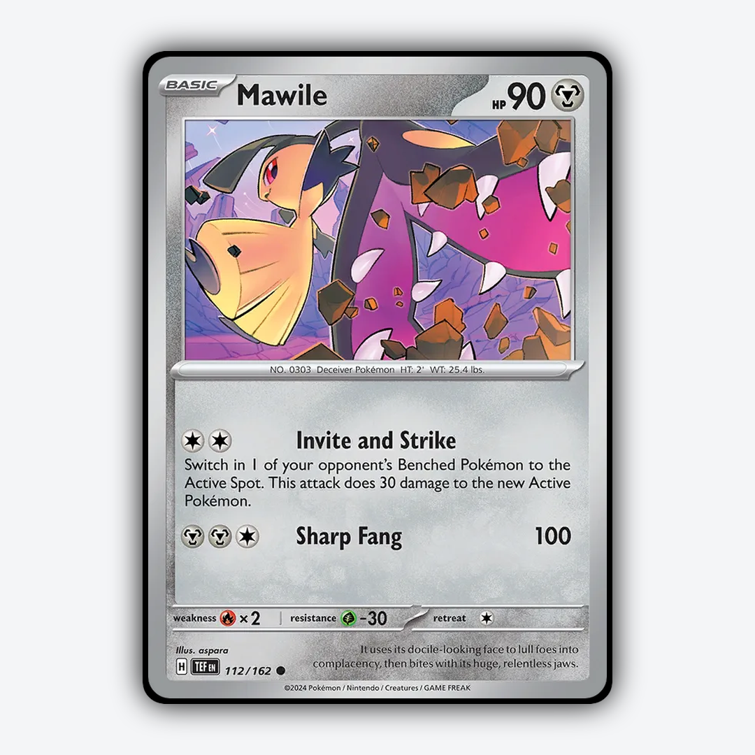 Mawile 112/162 - Temporal Forces Set - Card Rug