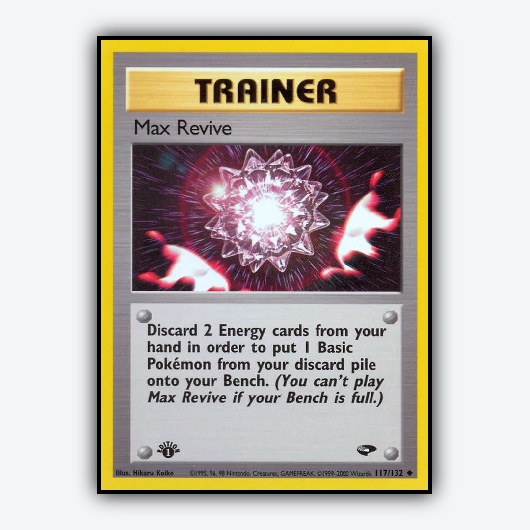 Max Revive 117/132 - Gym Challenge Set - Card Rug