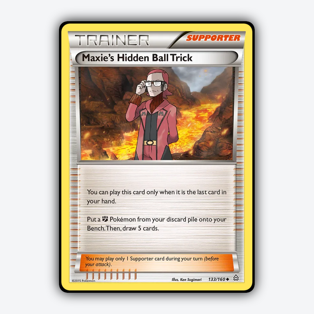 Maxie's Hidden Ball Trick 133/160 - Primal Clash Set - Card Rug
