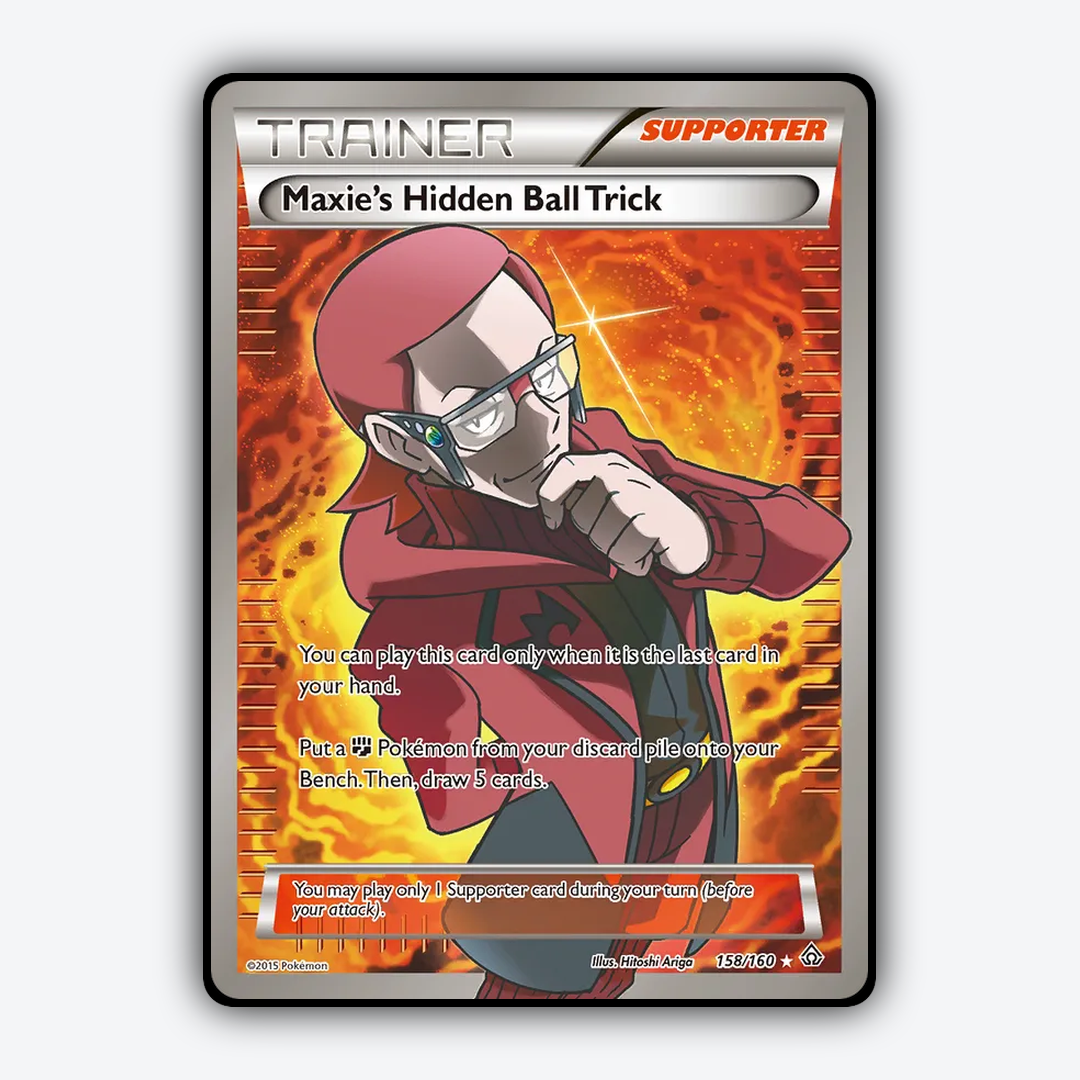 Maxie's Hidden Ball Trick 158/160 - Primal Clash Set - Card Rug
