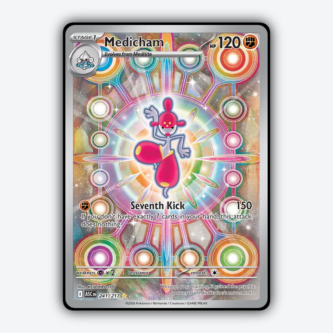 Medicham 241/217 - Ascended Heroes Set - Card Rug