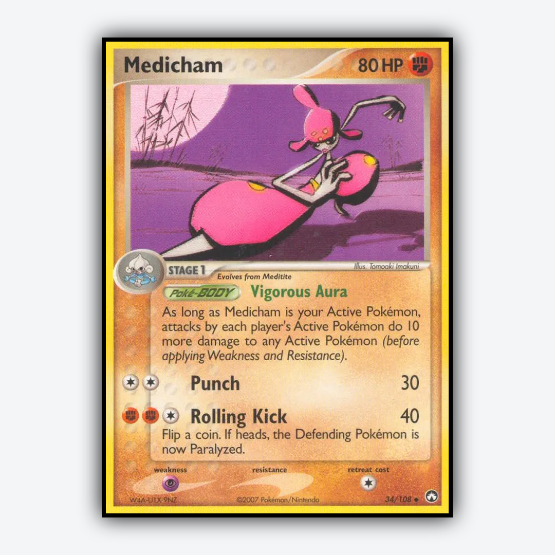 Medicham 034/108 - Power Keepers Set - Card Rug