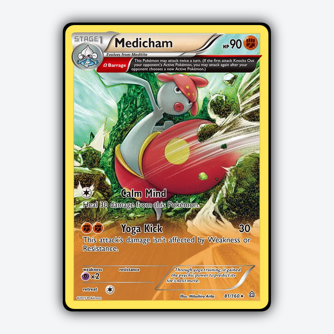 Medicham 081/160 - Primal Clash Set - Card Rug