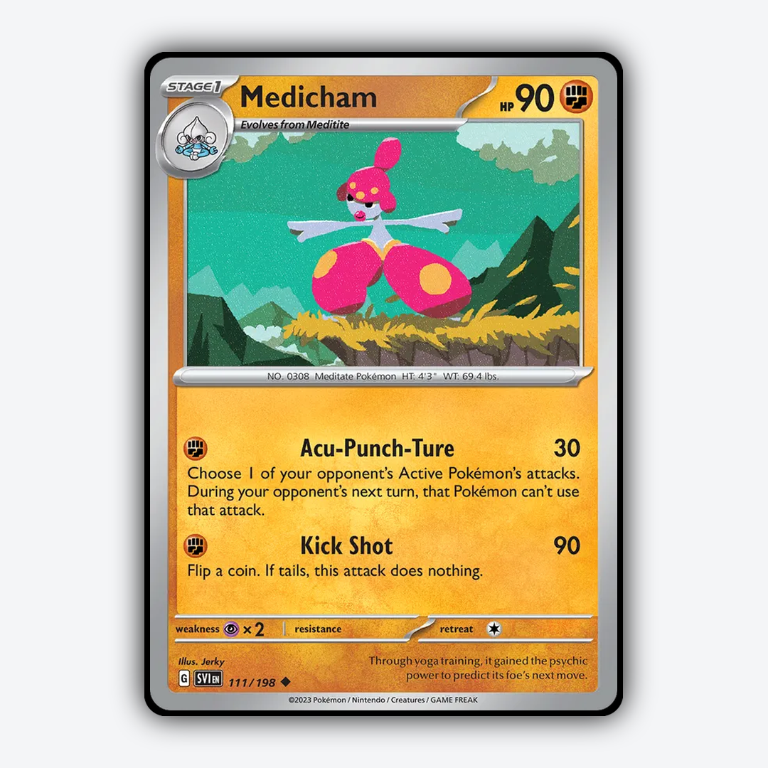Medicham 111/198 - Scarlet & Violet Set - Card Rug