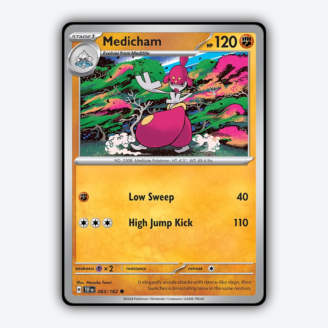 Medicham 083/162 - Temporal Forces Set - Card Rug