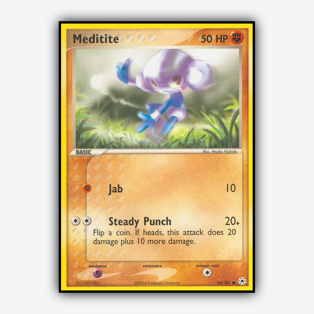 Meditite 066/101 - Hidden Legends Set - Card Rug
