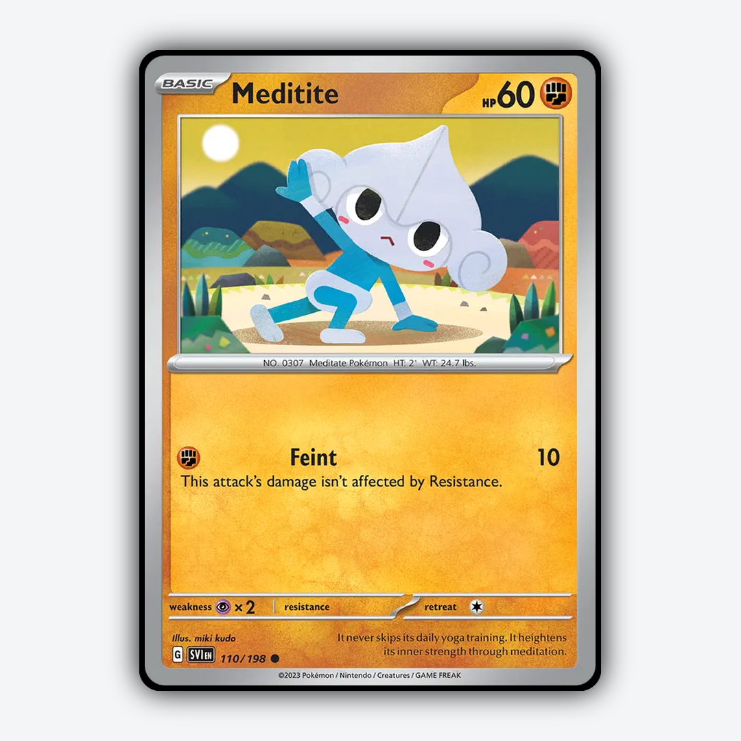 Meditite 110/198 - Scarlet & Violet Set - Card Rug