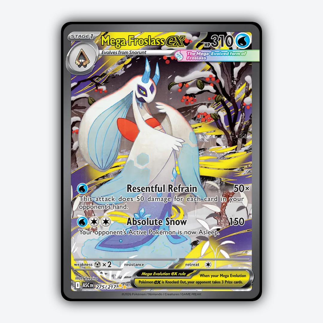 Mega Froslass ex 275/217 - Ascended Heroes Set - Card Rug