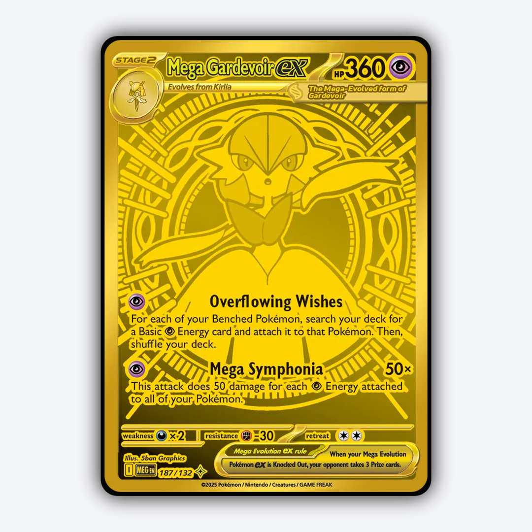 Mega Gardevoir ex #187 - Mega Evolution Set - Card Rug