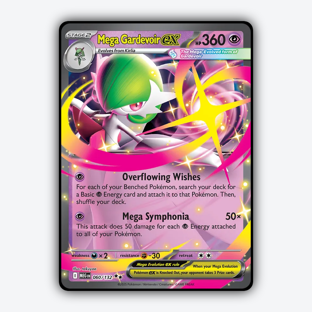 Mega Gardevoir ex #60 - Mega Evolution Set - Card Rug