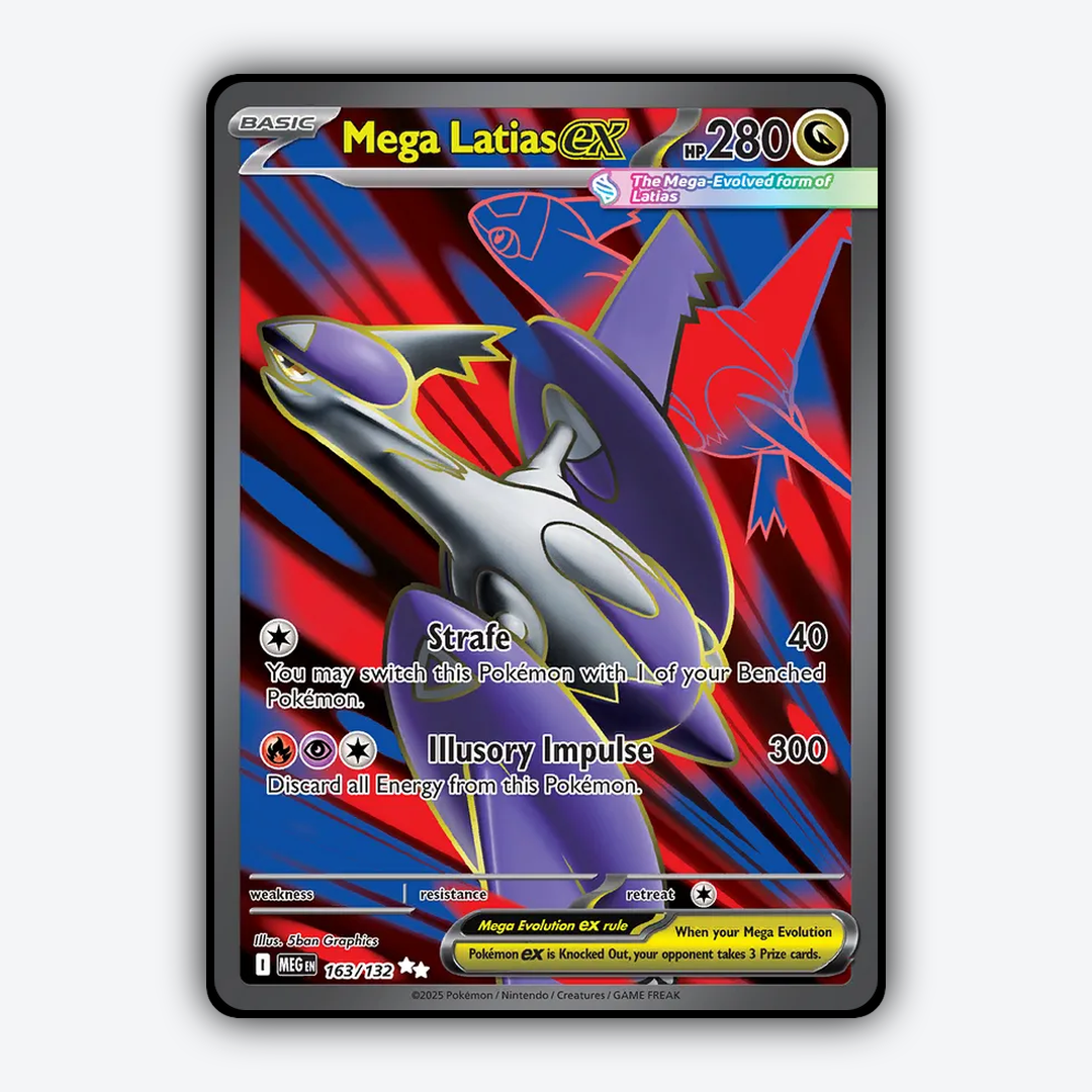 Mega Latias ex #163 - Mega Evolution Set - Card Rug