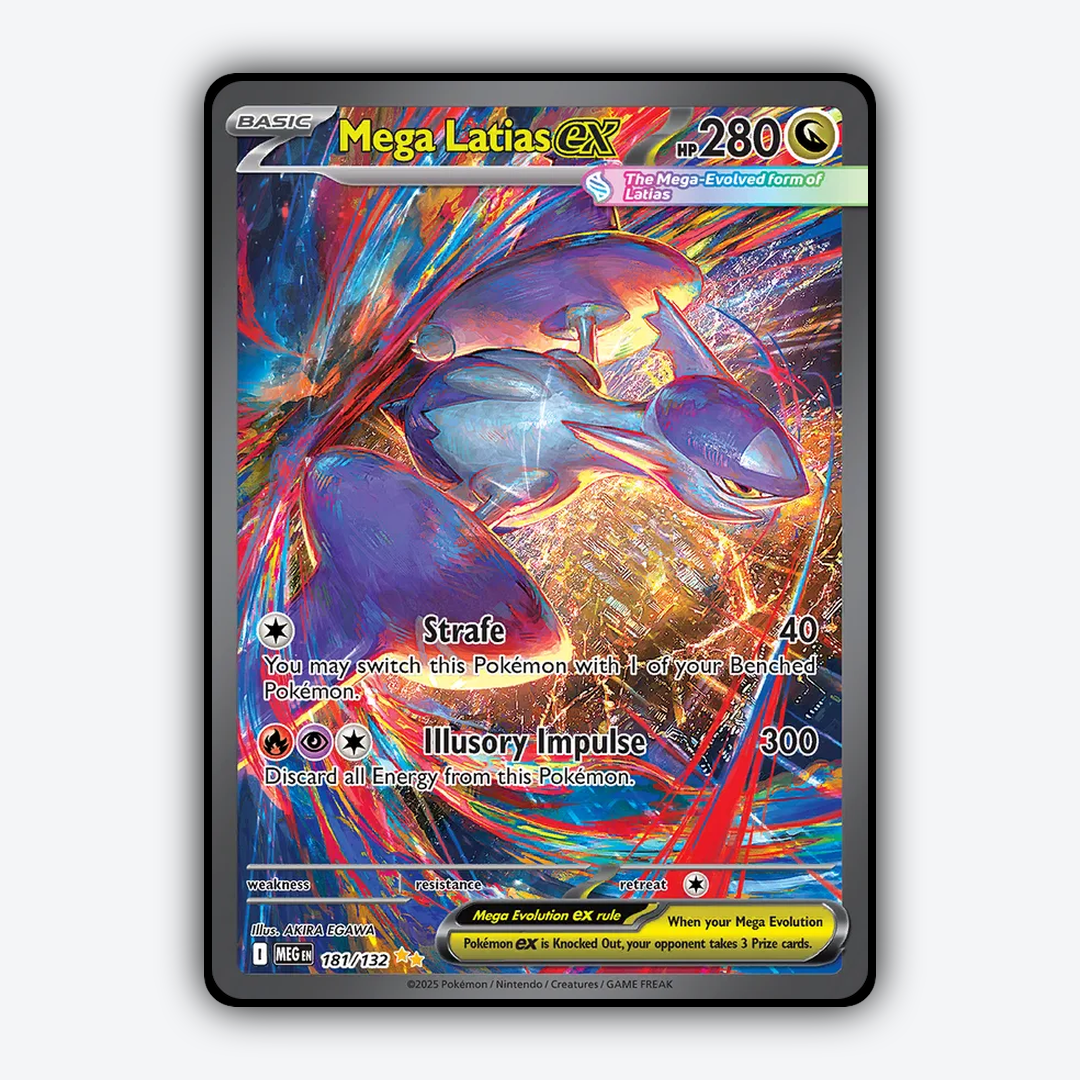 Mega Latias ex #181 - Mega Evolution Set - Card Rug