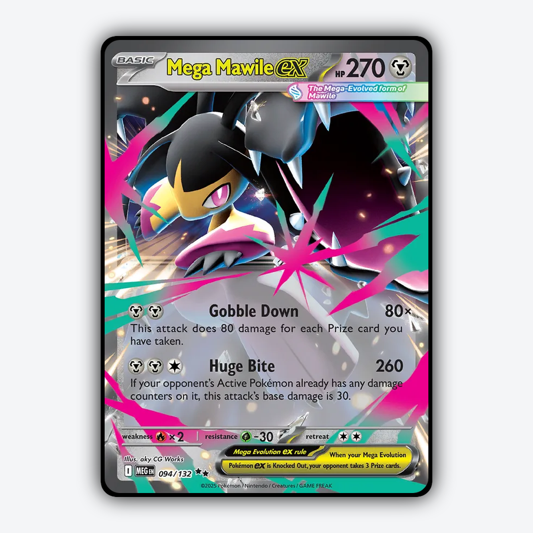 Mega Mawile ex #94 - Mega Evolution Set - Card Rug