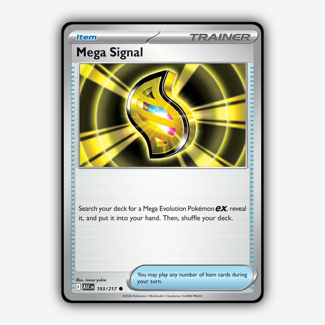 Mega Signal 193/217 - Ascended Heroes Set - Card Rug