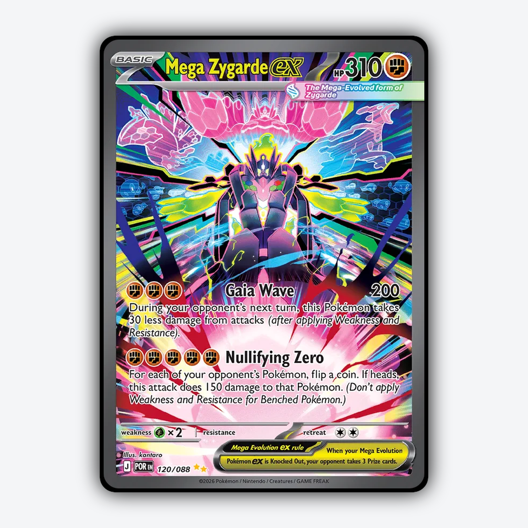 Mega Zygarde ex 120/088 - Perfect Order Set - Card Rug