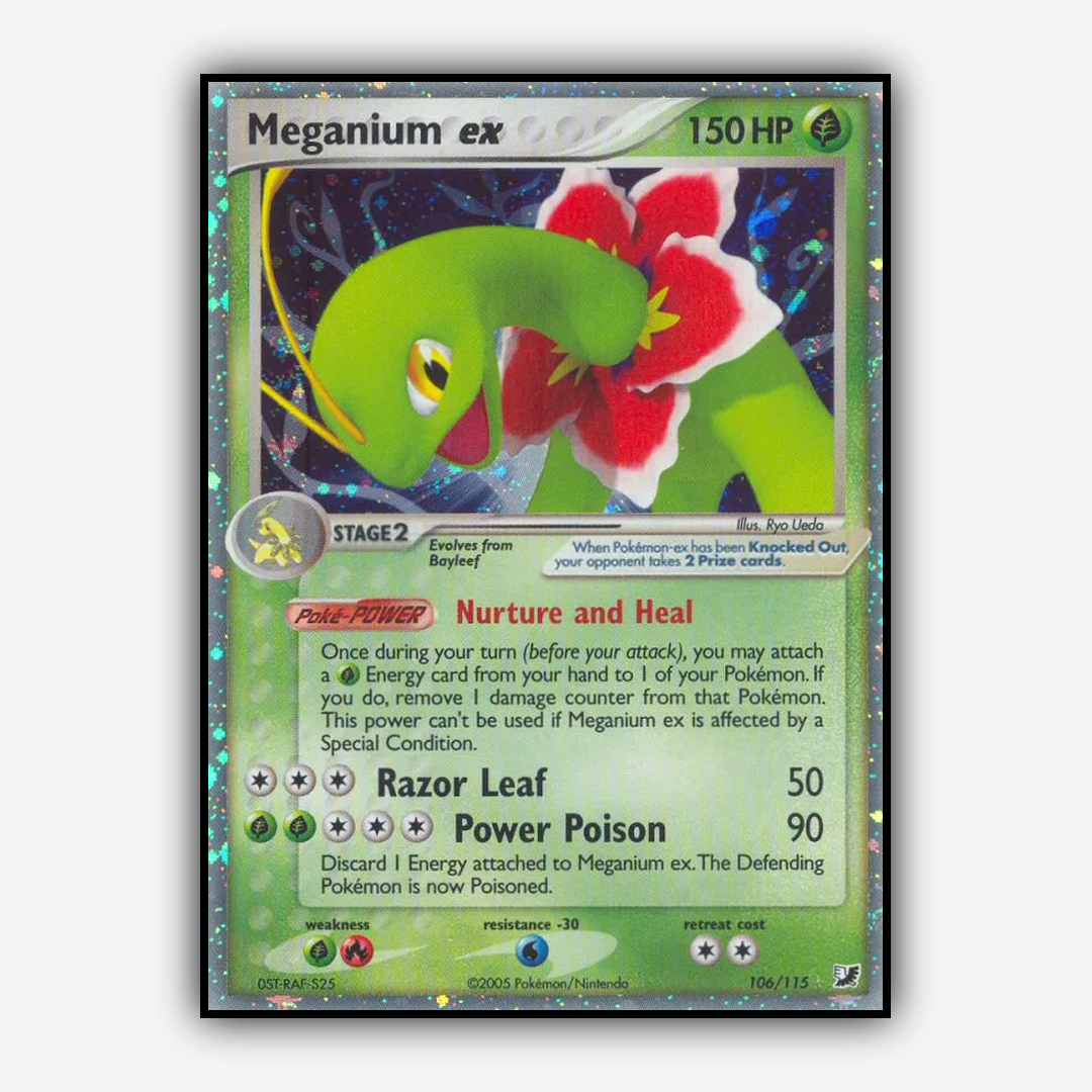 Meganium ex 106/115 - Unseen Forces Set - Card Rug