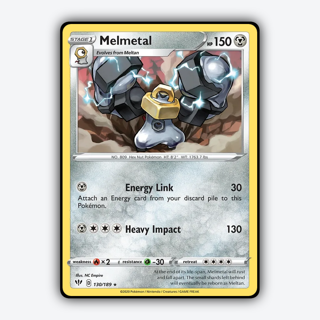 Melmetal 130/189 - Darkness Ablaze Set - Card Rug