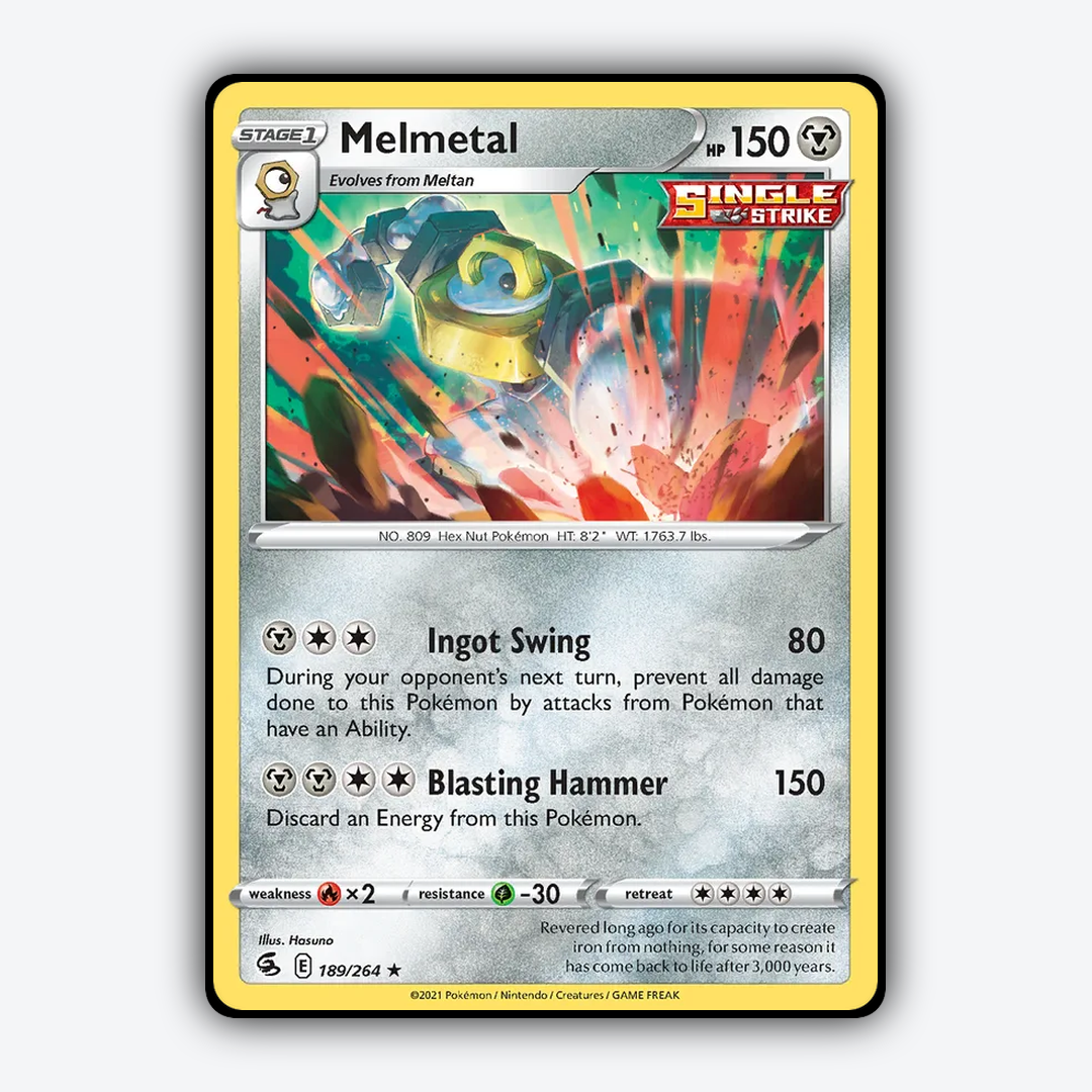 Melmetal 189/264 - Fusion Strike Set - Card Rug