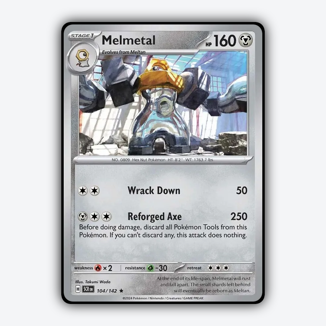 Melmetal 104/142 - Stellar Crown Set - Card Rug