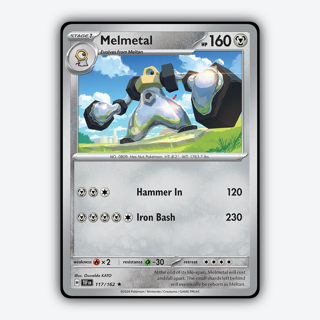 Melmetal 117/162 - Temporal Forces Set - Card Rug
