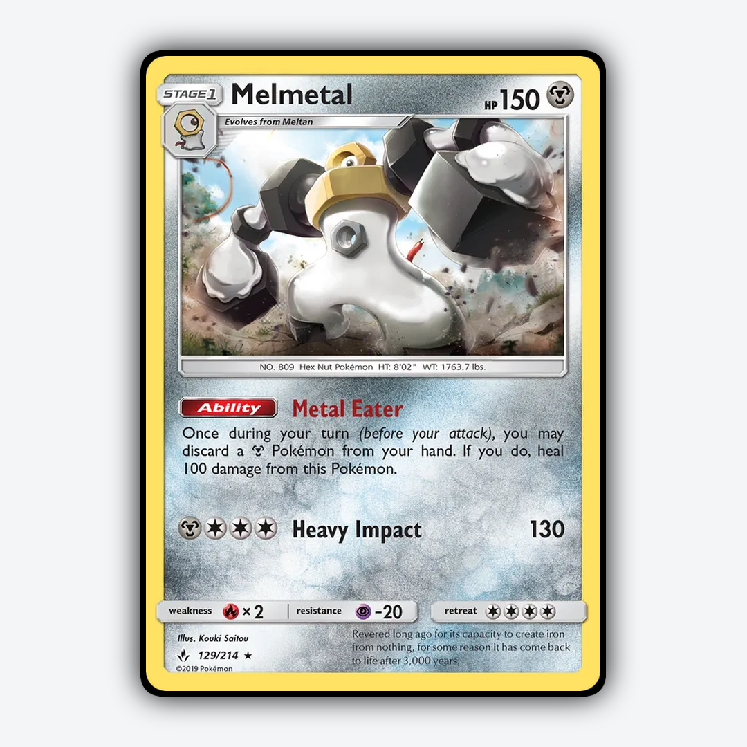 Melmetal 129/214 - Unbroken Bonds Set - Card Rug