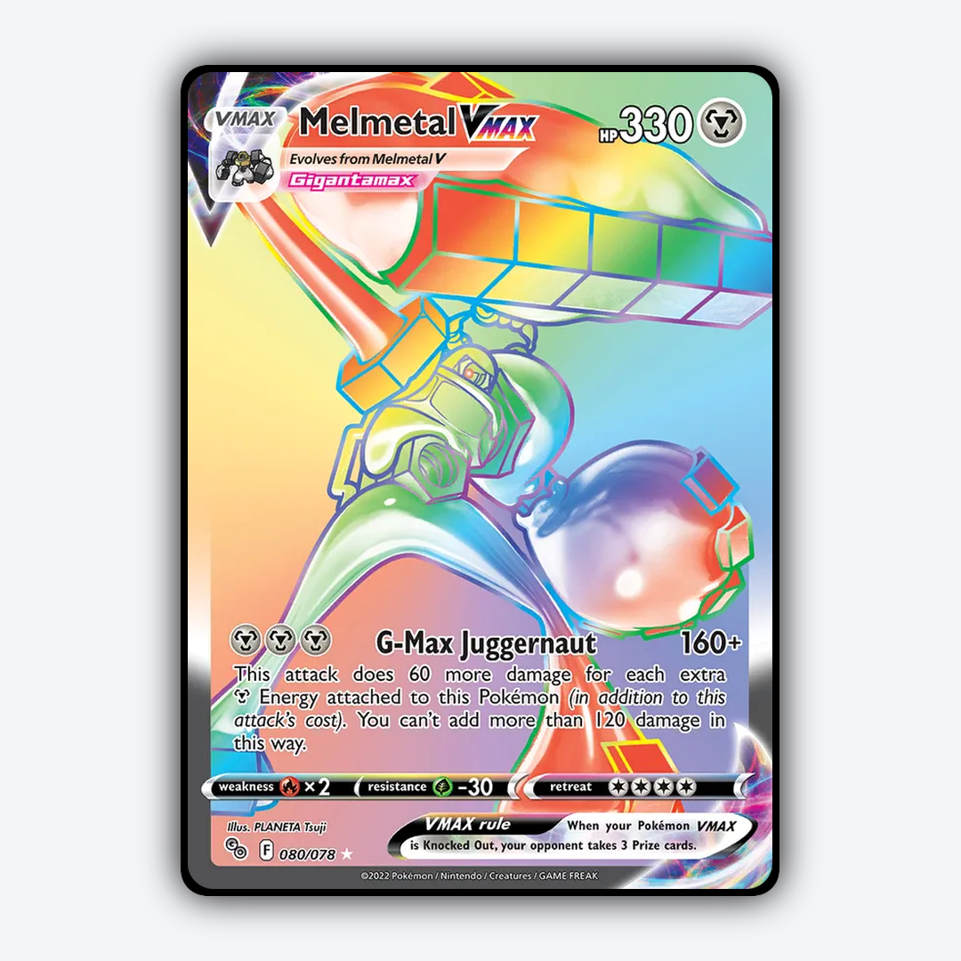 Melmetal VMAX 080/78 - Pokémon GO Set - Card Rug