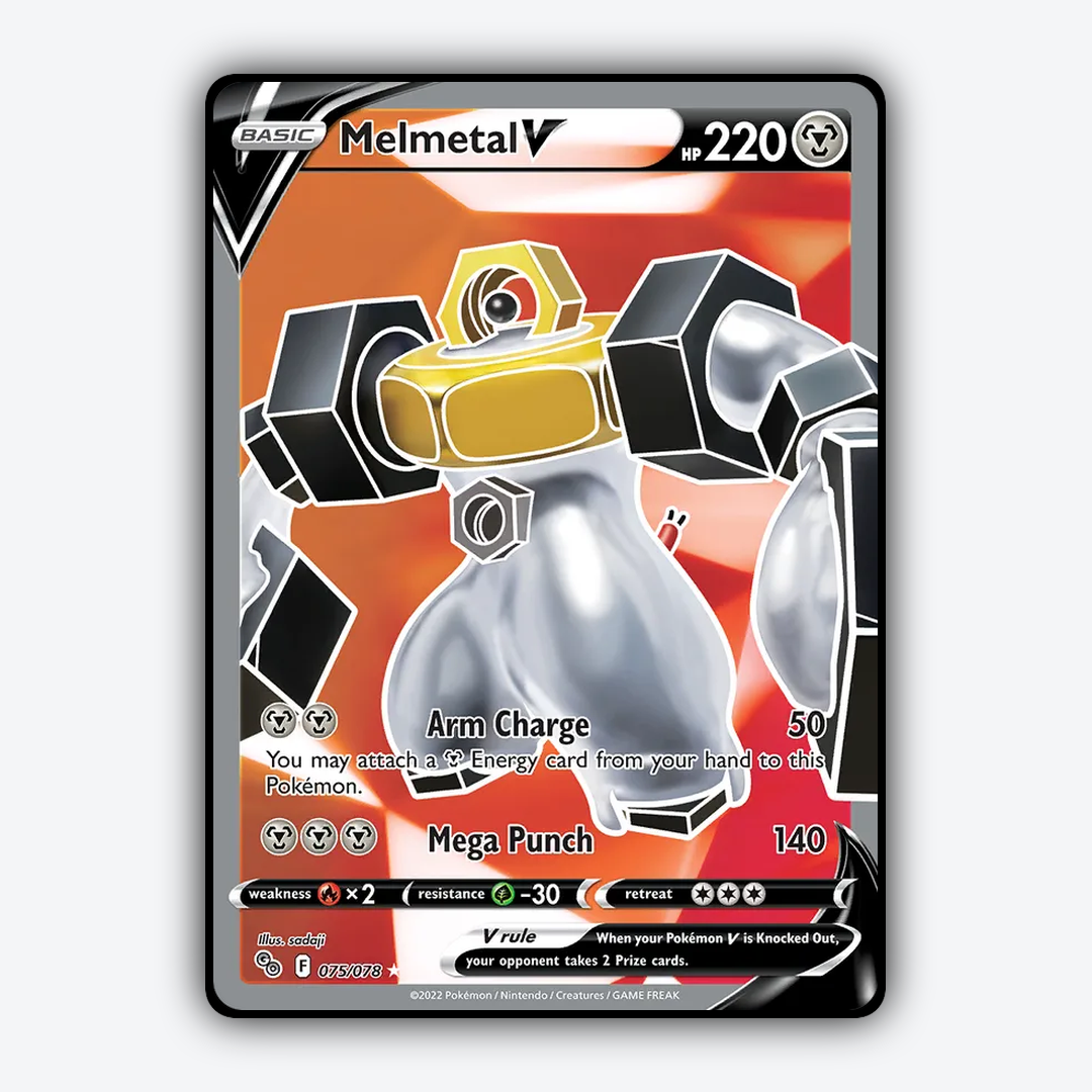 Melmetal V 075/78 - Pokémon GO Set - Card Rug