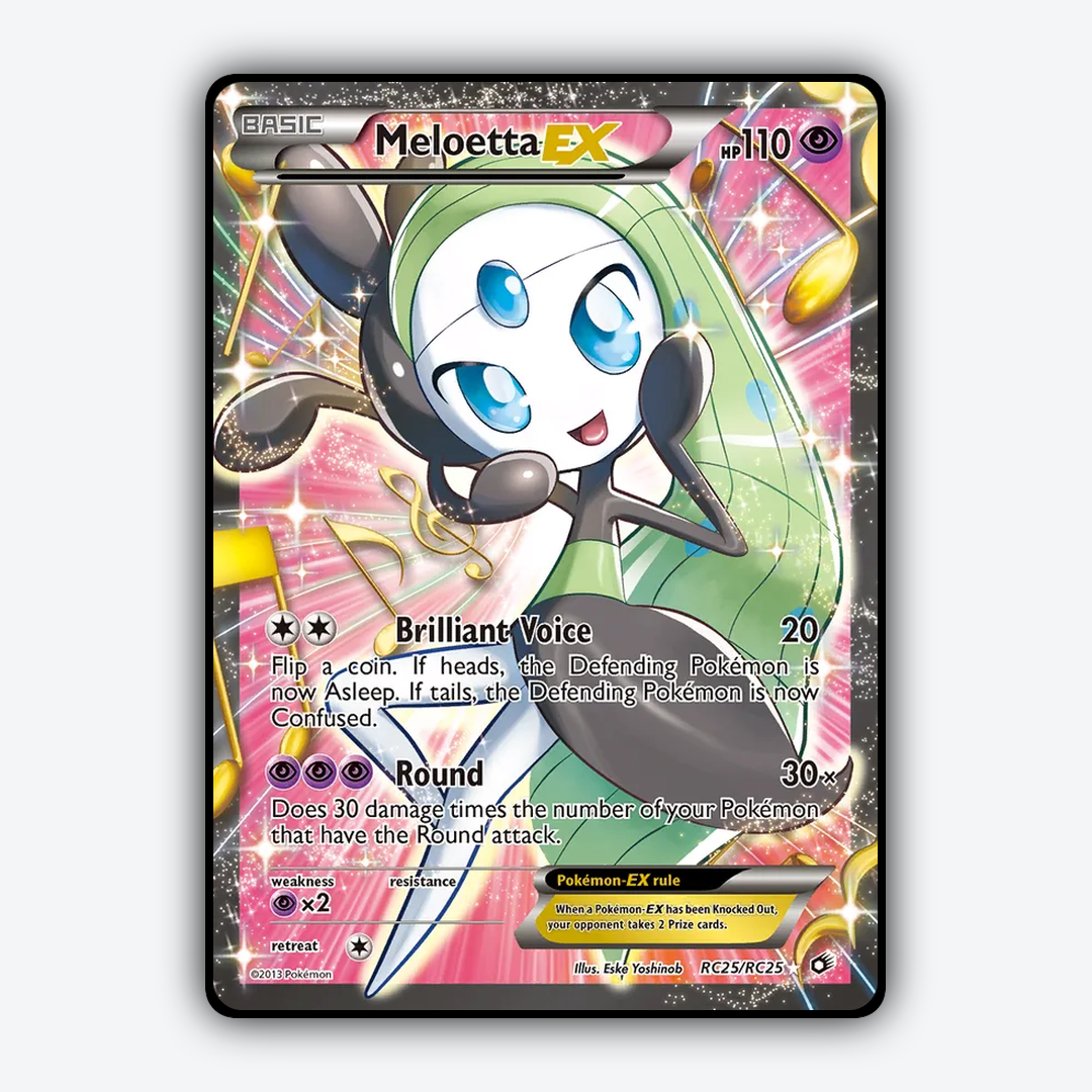 Meloetta-EX RC025/113 - RC025/113 Legendary Treasures Set - Card Rug