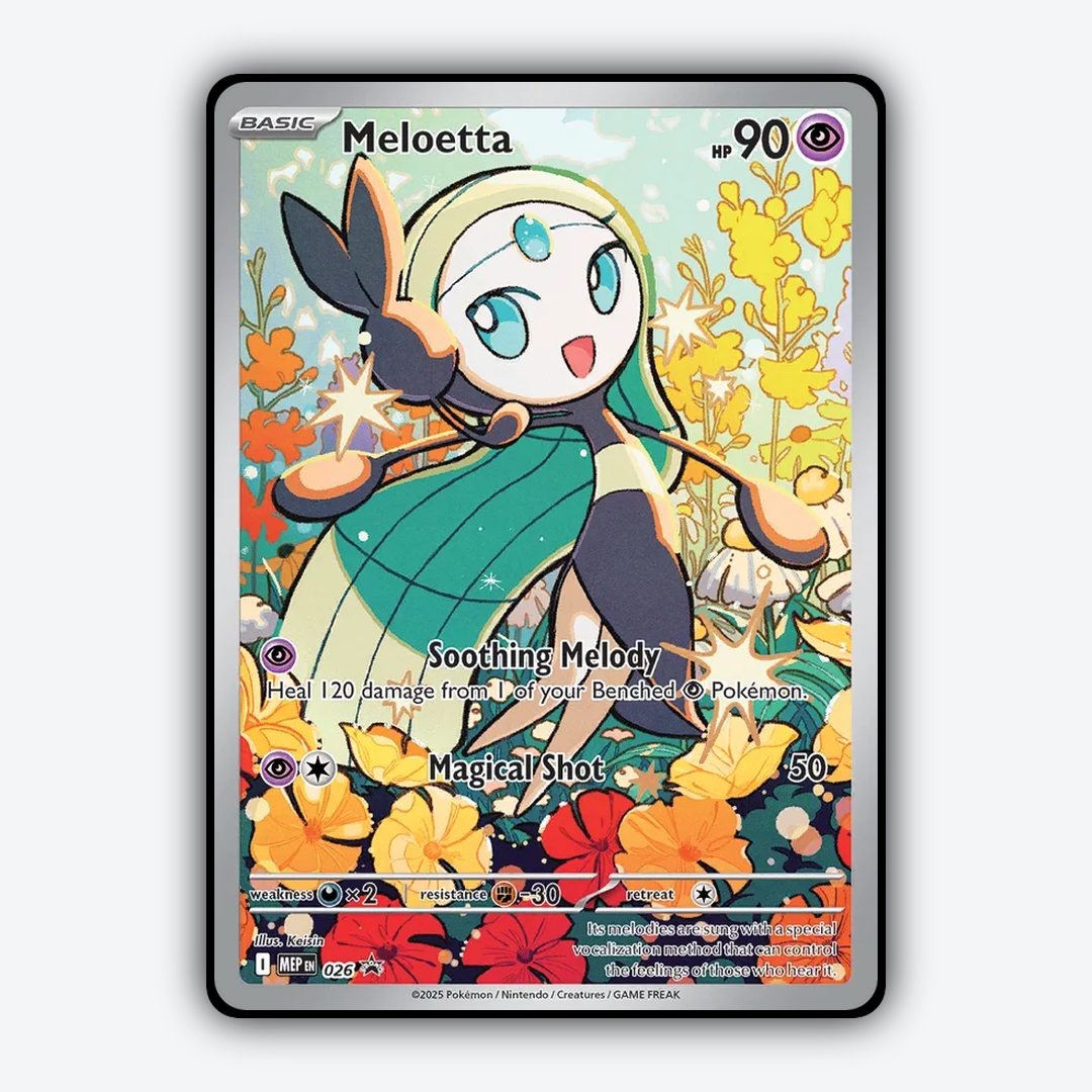 Meloetta #26 - ME Black Star Promos Set - Card Rug