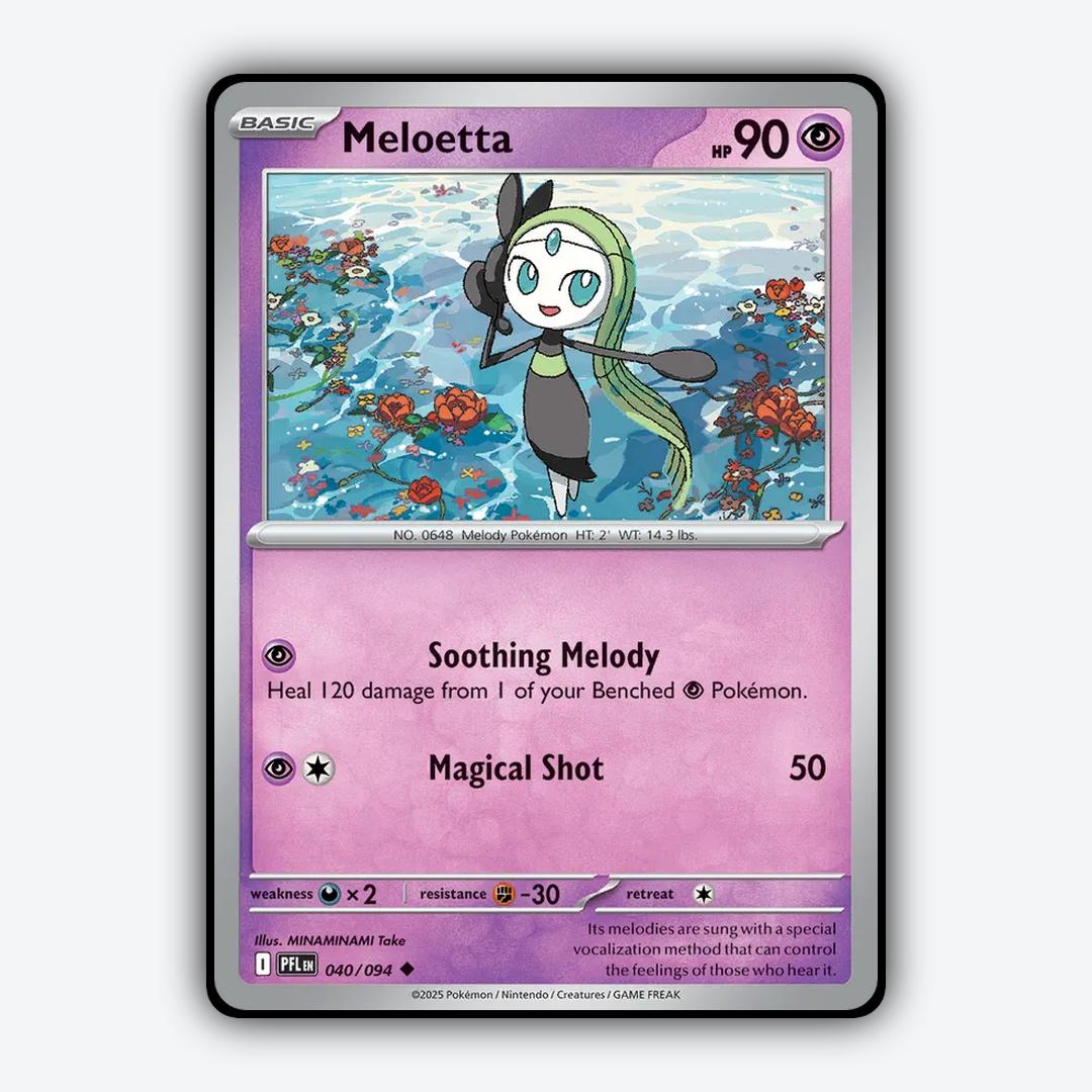 Meloetta 040/094 - Phantasmal Flames Set - Card Rug