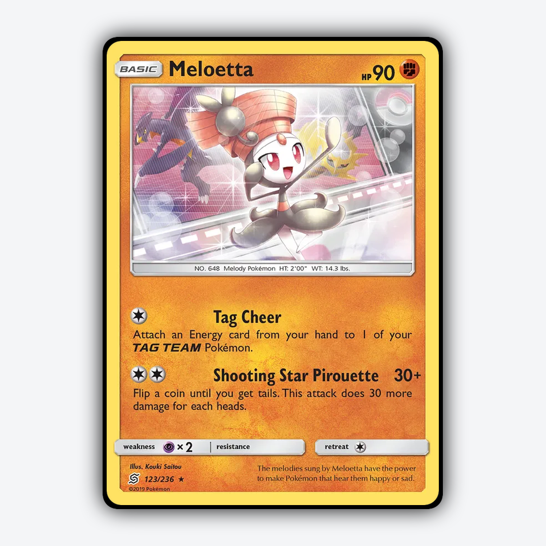 Meloetta 123/236 - Unified Minds Set - Card Rug
