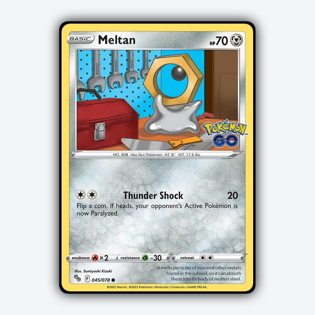 Meltan 045/78 - Pokémon GO Set - Card Rug