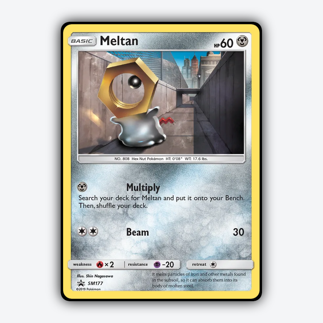 Meltan #177 - SM Black Star Promos Set - Card Rug